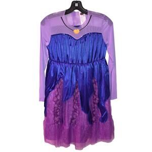 URSULA Dress Up Costume - Disney Villains Little Mermaid - Youth Large 10-12